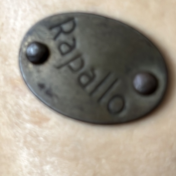 ⭐️ Rapallo rare vintage 70s Italian open toe slip on high thick heels women 8.5 - Picture 8 of 16